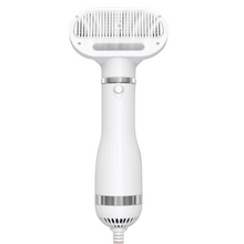 Load image into Gallery viewer, Pet hair dryer with button-operated head, multi-temperature adjustable, one-button hair removal with round beads