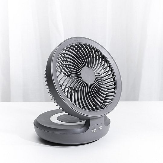 Floating air circulation fan, desktop wireless table fan, home smart silent wall-mounted small fan