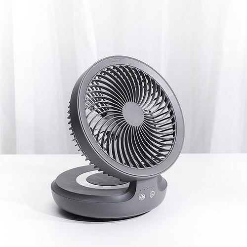 Floating air circulation fan, desktop wireless table fan, home smart silent wall-mounted small fan
