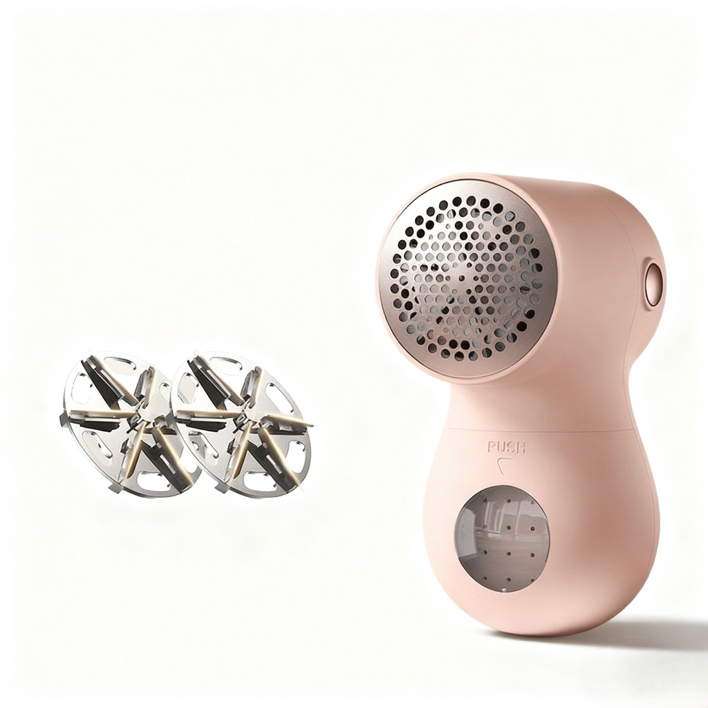 Digital lint remover comes with two original blades